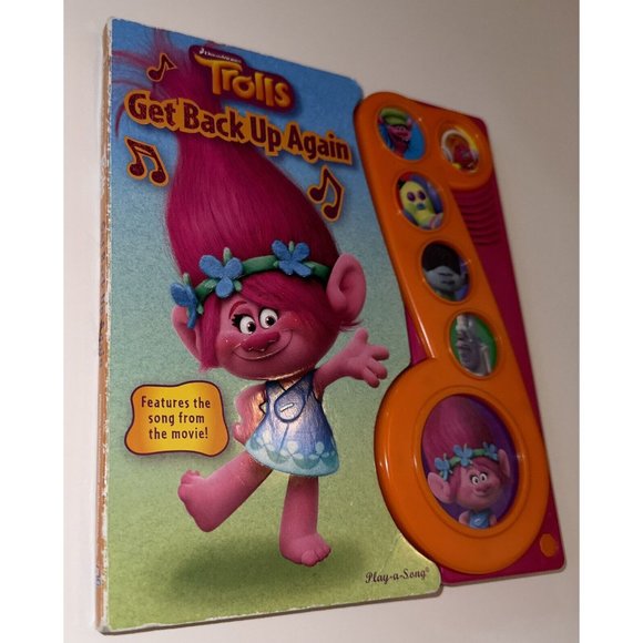 DreamWorks Trolls - Get Back Up Again Music Book 9781503712423 Board Book Wagner - Picture 4 of 10